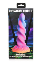 Load image into Gallery viewer, Creature Cocks Moon Rider Glow In The Dark Unicorn Dildo
