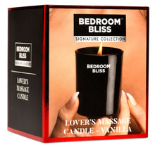 Load image into Gallery viewer, Bedroom Bliss Lovers Massage Candle Vanilla
