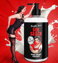 Load image into Gallery viewer, Ss Naughty Janes Sex Sauce Extra Creamy Lube 16 Oz
