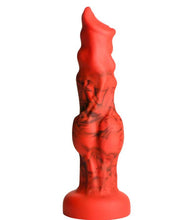 Load image into Gallery viewer, Creature Cocks Fire Hound Silicone Dildo Small
