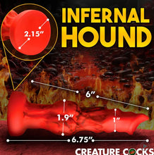 Load image into Gallery viewer, Creature Cocks Fire Hound Silicone Dildo Small
