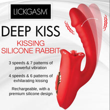 Load image into Gallery viewer, Lg Deep Kiss Silicone Rabbit

