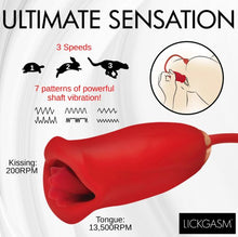 Load image into Gallery viewer, Lg Magic Kiss Clit Stim W/ Thrusting Vibe
