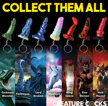 Load image into Gallery viewer, Creature Cocks Hell Hound Silicone Keychain
