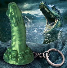 Load image into Gallery viewer, Creature Cocks Cockness Monster Silicone Keychain
