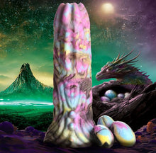 Load image into Gallery viewer, Creature Cocks Dragon Spawn Ovipositor Dildo W/ Eggs
