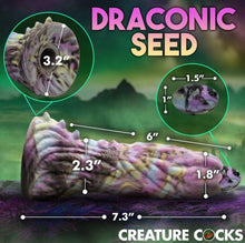 Load image into Gallery viewer, Creature Cocks Dragon Spawn Ovipositor Dildo W/ Eggs
