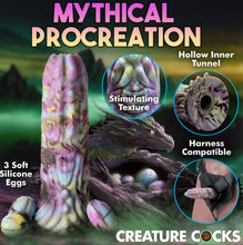Load image into Gallery viewer, Creature Cocks Dragon Spawn Ovipositor Dildo W/ Eggs

