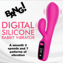 Load image into Gallery viewer, Digital Silicone Rabbit Vibrator
