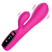 Load image into Gallery viewer, Digital Silicone Rabbit Vibrator
