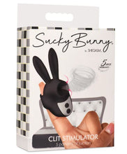 Load image into Gallery viewer, Sucky Bunny Clit Stimulator Black
