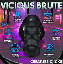 Load image into Gallery viewer, Creature Cocks Venom Silicone Dildo
