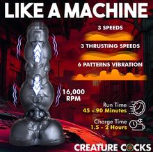 Load image into Gallery viewer, Creature Cocks Cyborg Cock Thrusting &amp; Vibrating Dildo
