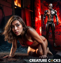 Load image into Gallery viewer, Creature Cocks Cyborg Cock Thrusting &amp; Vibrating Dildo
