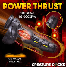 Load image into Gallery viewer, Creature Cocks Cyborg Cock Thrusting &amp; Vibrating Dildo
