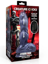 Load image into Gallery viewer, Creature Cocks Cyborg Cock Thrusting &amp; Vibrating Dildo
