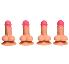 Load image into Gallery viewer, Big 4 Pk Suction Snap-on Peckers
