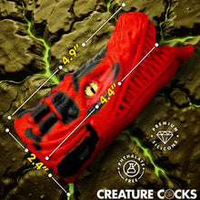 Load image into Gallery viewer, Creature Cocks Dragon Tamer Silicone Stroker Red
