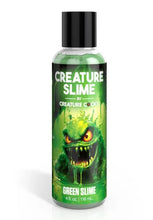 Load image into Gallery viewer, Creature Cocks Creature Slime Water Based Green Slime Lube 4oz
