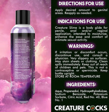 Load image into Gallery viewer, Creature Cocks Creature Slime Water Based Purple Slime Lube 8oz
