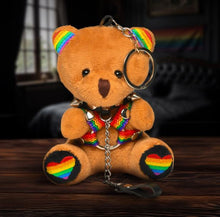 Load image into Gallery viewer, Master Series Pride Bear Keychain
