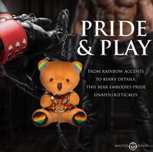 Load image into Gallery viewer, Master Series Pride Bear Keychain
