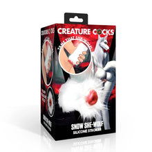 Load image into Gallery viewer, Creature Cocks Snow She-wolf Silicone Stroker
