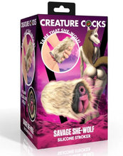 Load image into Gallery viewer, Creature Cocks Savage She-wolf Silicone Stroker
