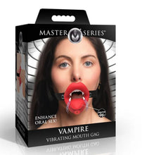 Load image into Gallery viewer, Master Series Vampire Mouth Gag Vibrating
