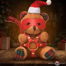 Load image into Gallery viewer, Ms Holiday Bondage Bear Keychain Brown
