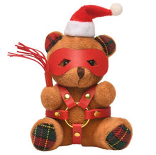 Load image into Gallery viewer, Ms Holiday Bondage Bear Keychain Brown
