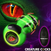 Load image into Gallery viewer, Creature Cock Eye Of The Spawn Vibrating/ Squirming Butt Plug
