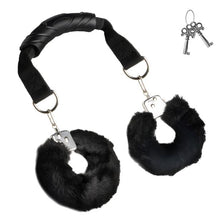 Load image into Gallery viewer, Master Series The Handler Furry Handcuffs W/ Handle
