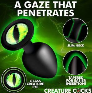Creature Cock Creature Eye Silicone Butt Plug Medium