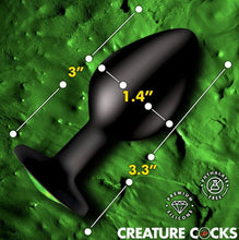 Load image into Gallery viewer, Creature Cock Creature Eye Silicone Butt Plug Medium
