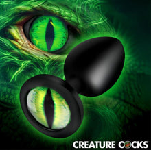 Load image into Gallery viewer, Creature Cock Creature Eye Silicone Butt Plug Small

