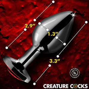 Creature Cock Sinister Eye Metal Butt Plug Medium