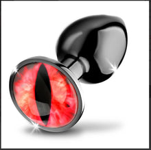 Load image into Gallery viewer, Creature Cock Sinister Eye Metal Butt Plug Small
